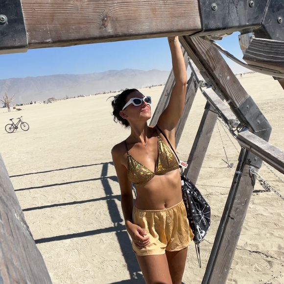 Princess Polly Swim Gold Sparkle Bikini Poshmark